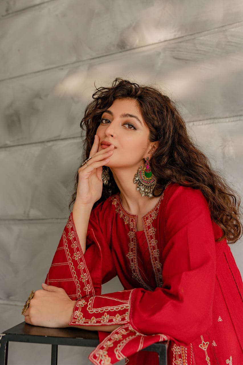 Tulip Red Frock