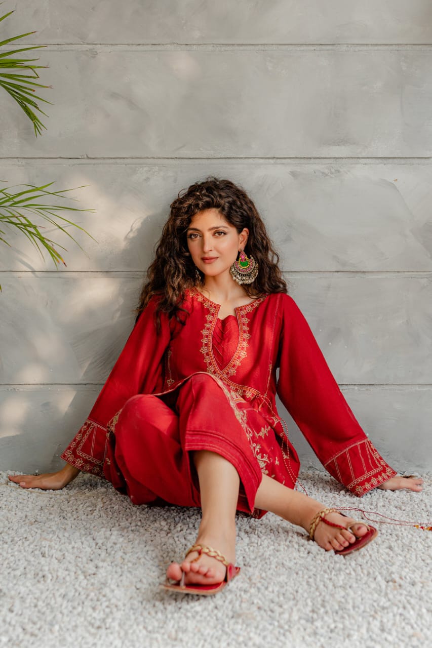 Tulip Red Frock
