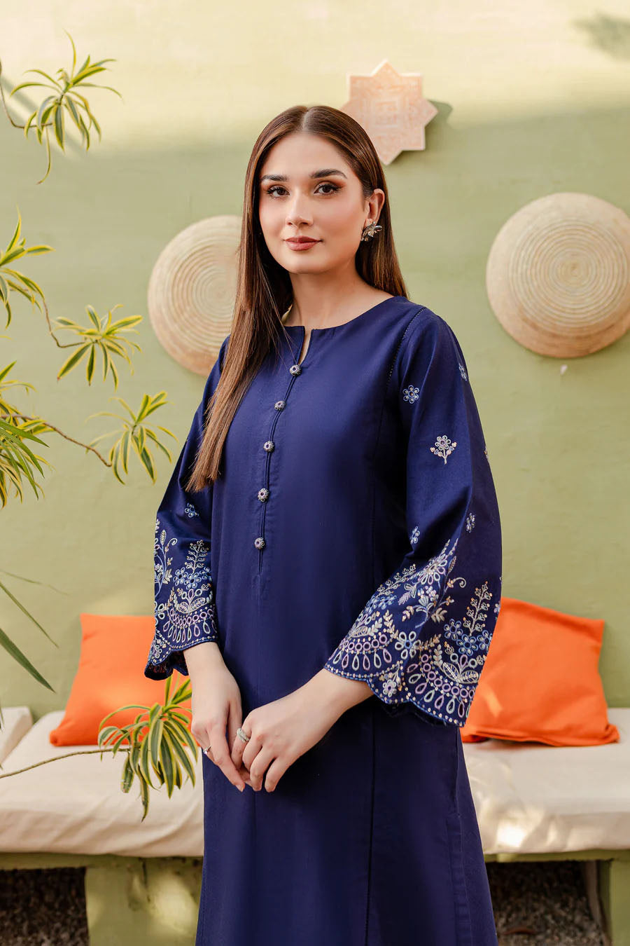 Blue - Vanda Orchid Shirt