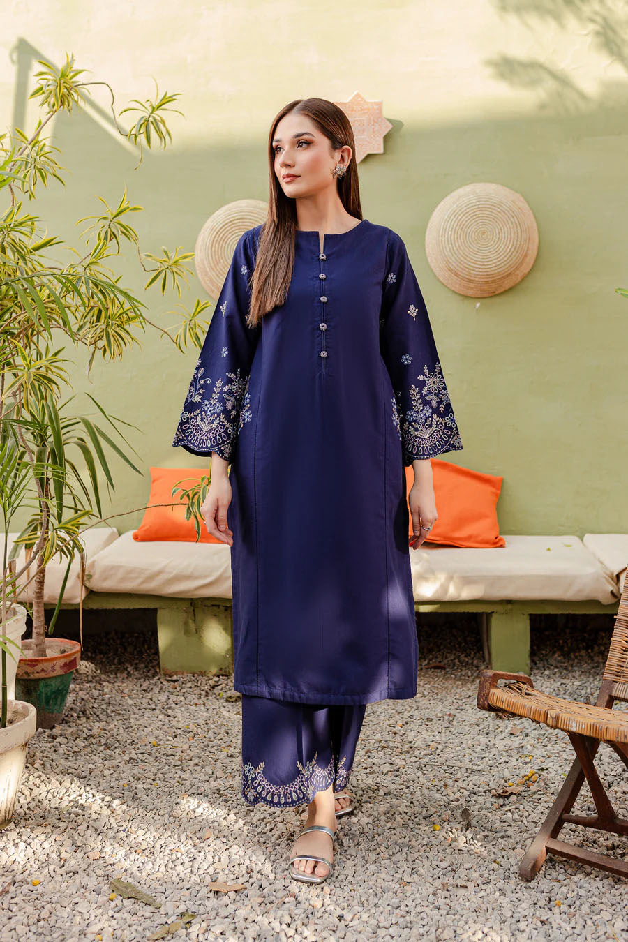 Blue - Vanda Orchid Shirt