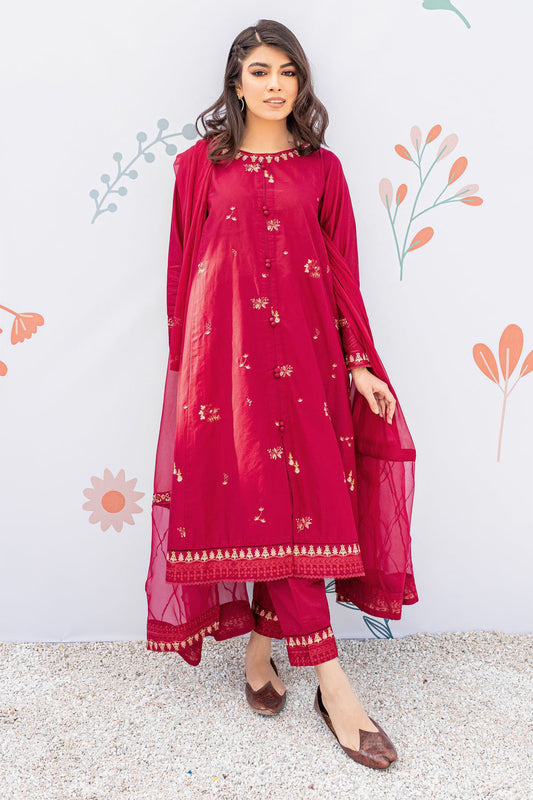 Reddish Maroon  03-PC Winter Stuff