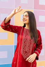 Load image into Gallery viewer, Arushi Red 2Pc - Embroidered Dress
