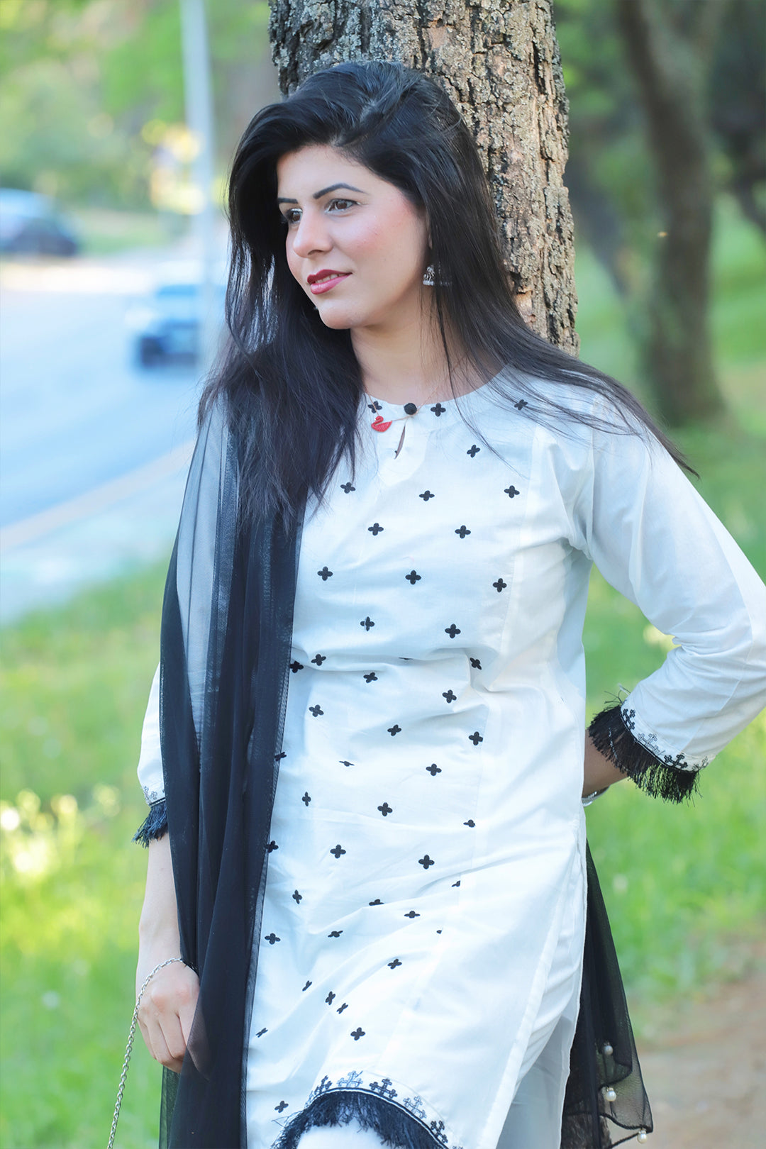 Candytuft 2Pc - Embroidered Dress