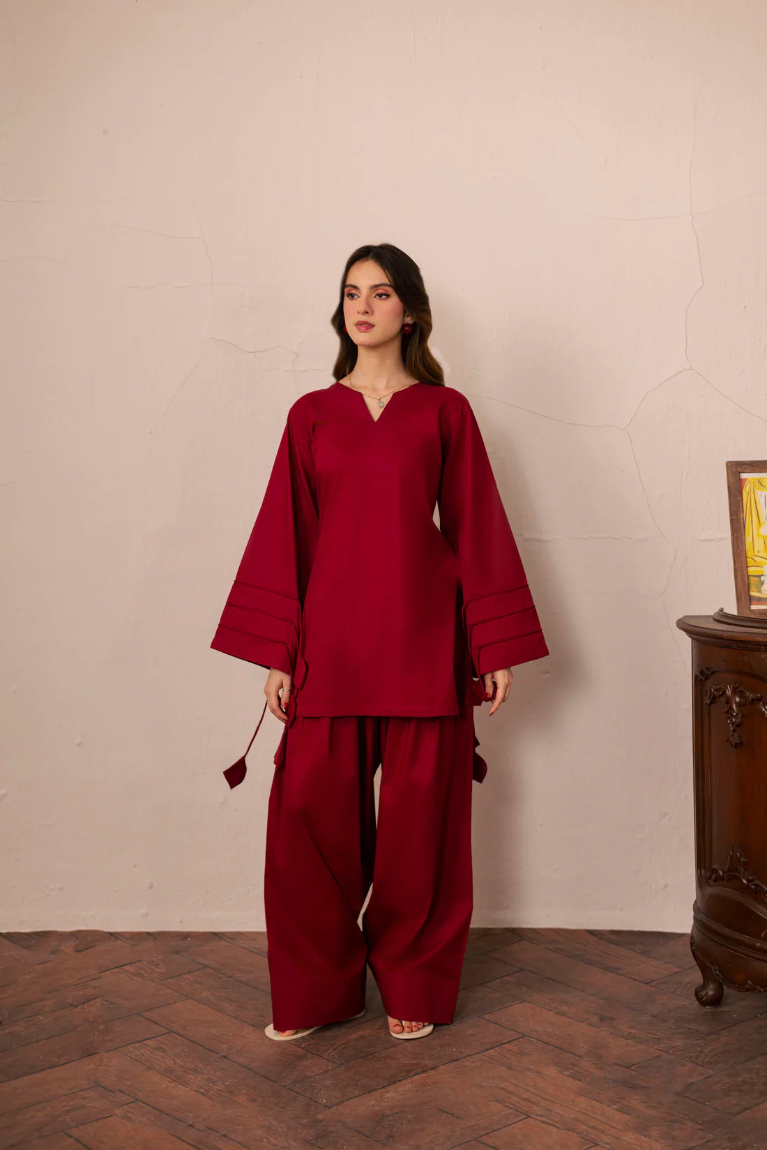 Maroon Co-Ord Set