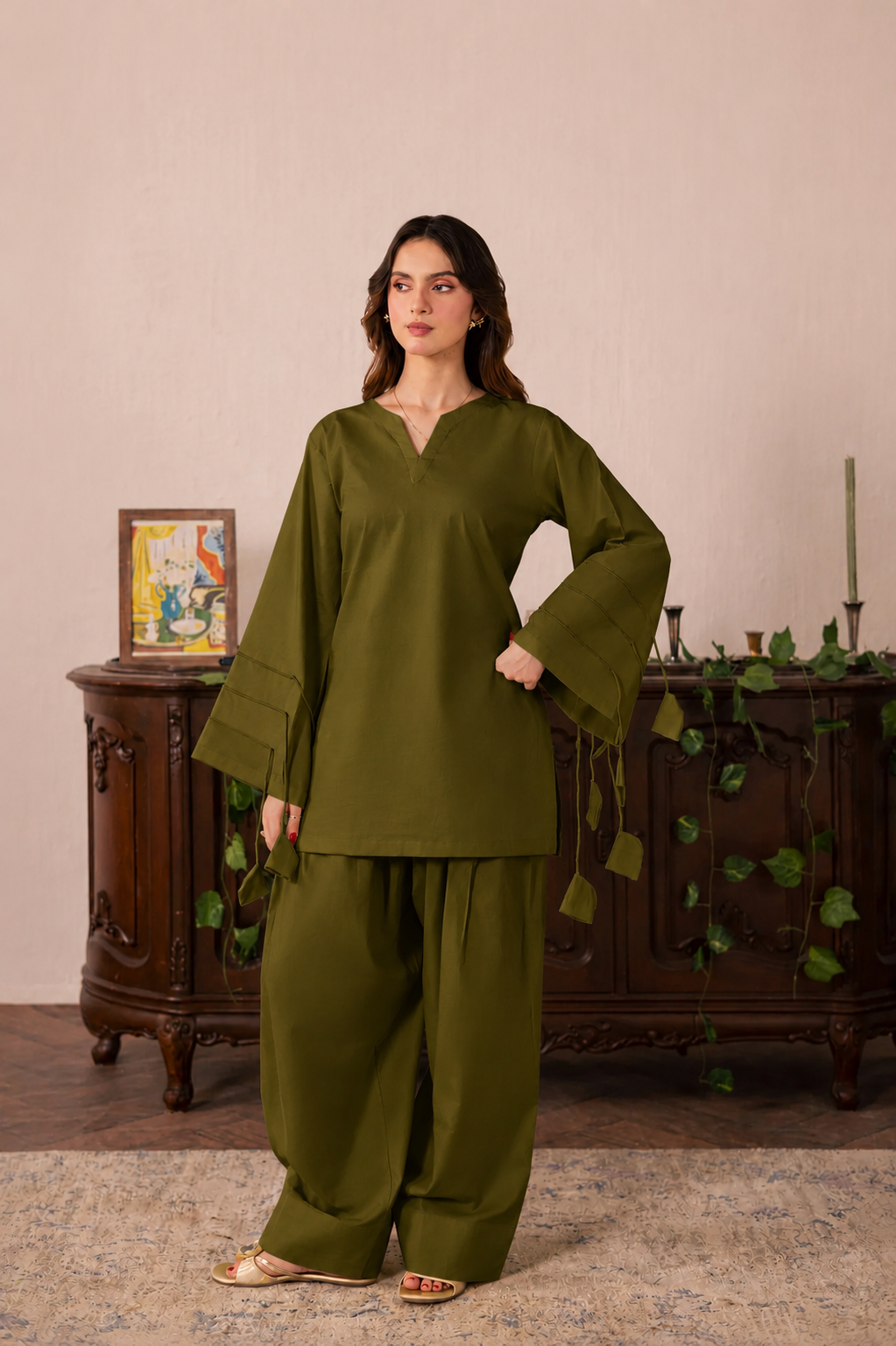 Mehndi Co-Ord Set