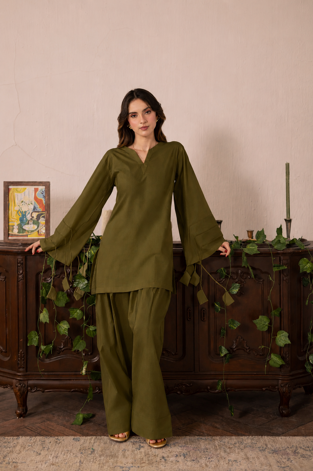 Mehndi Co-Ord Set
