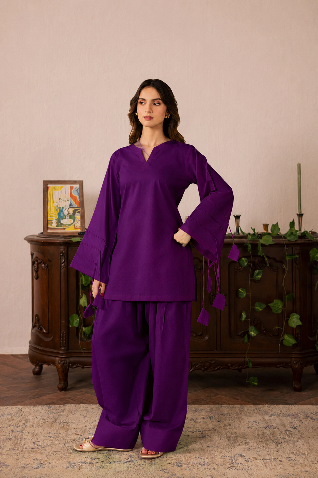 Plum Purple Co-Ord Set