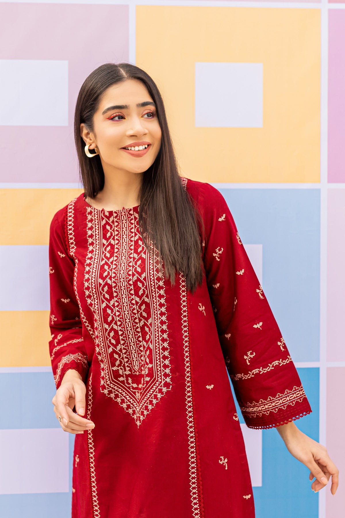 Arushi Red Shirt