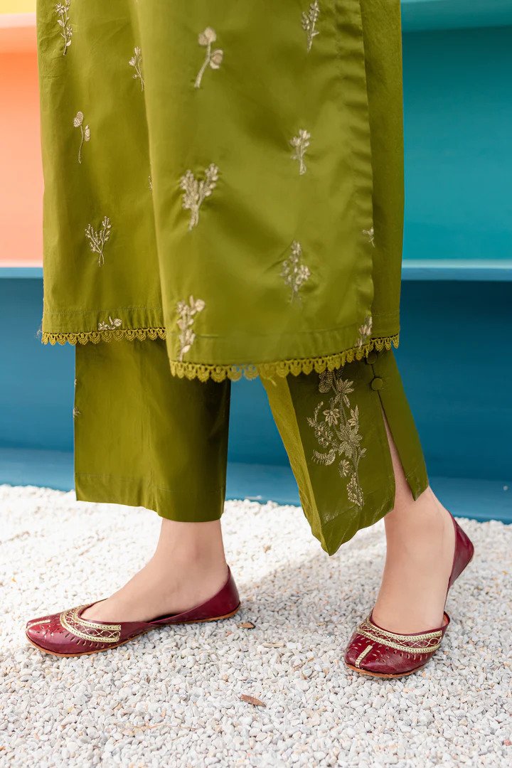 Zahra 02-PC Embroidered Dress